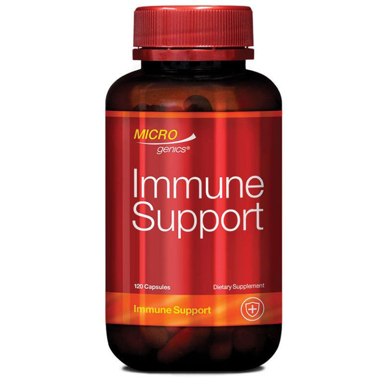 Microgenics Immune Support 120 Capsules front image on Livehealthy HK imported from Australia