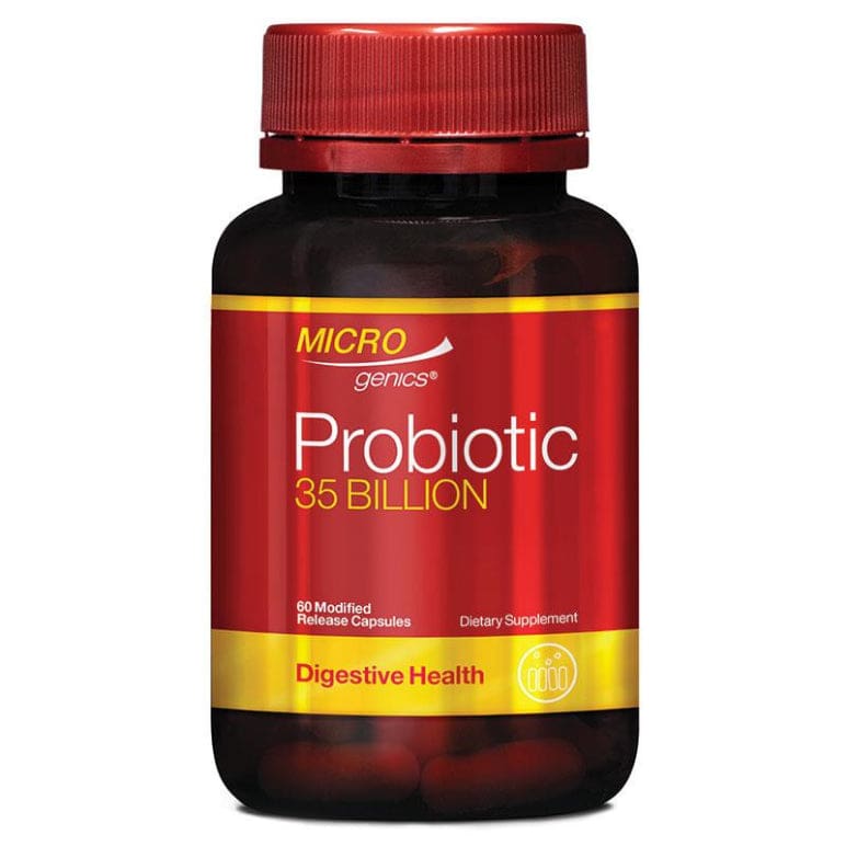Microgenics Probiotic 35 Billion 60 Capsules front image on Livehealthy HK imported from Australia