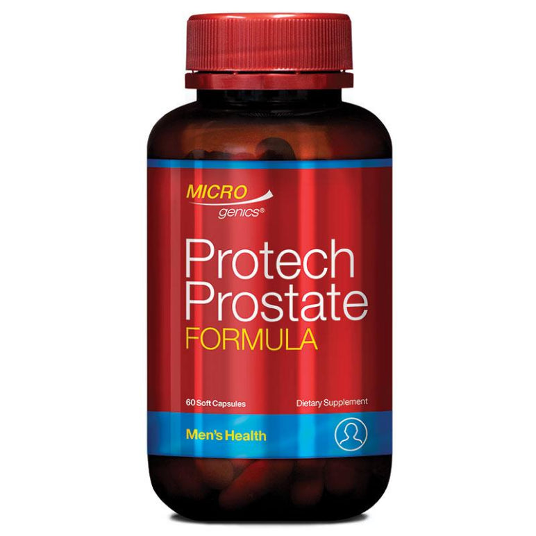 Microgenics Protech Prostate Formula 60 Capsules front image on Livehealthy HK imported from Australia