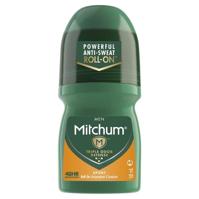 Mitchum for Men Anti-Perspirant Deodorant Sport Roll On 50ml front image on Livehealthy HK imported from Australia