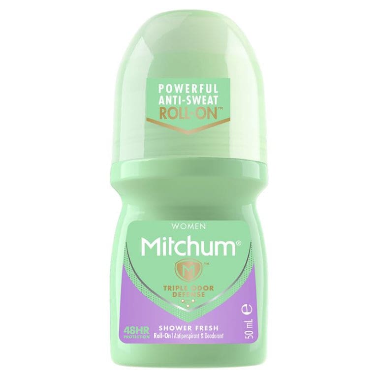 Mitchum for Women Anti-Perspirant Deodorant Shower Fresh Roll On 50ml front image on Livehealthy HK imported from Australia