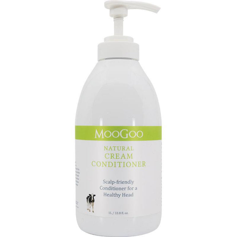 MooGoo Cream Conditioner 1L front image on Livehealthy HK imported from Australia