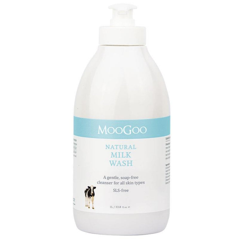 MooGoo Milk Wash 1 Litre front image on Livehealthy HK imported from Australia