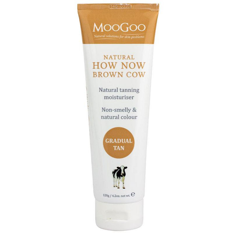 MooGoo Natural Gradual Tanning Cream 120g front image on Livehealthy HK imported from Australia