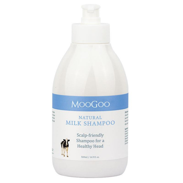 MooGoo Natural Milk Shampoo 500ml front image on Livehealthy HK imported from Australia