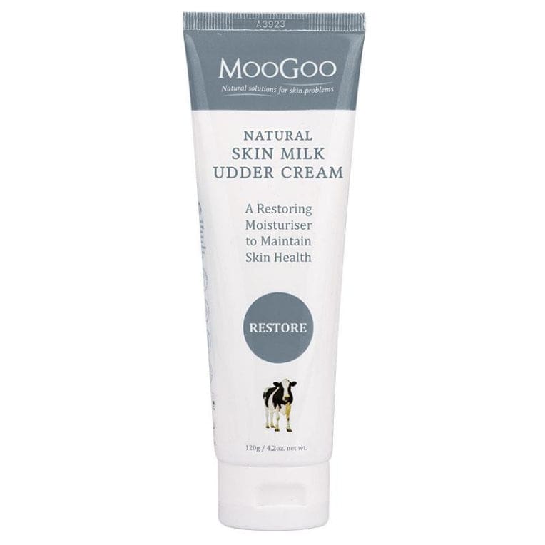 MooGoo Natural Skin Milk Udder Cream 120g front image on Livehealthy HK imported from Australia