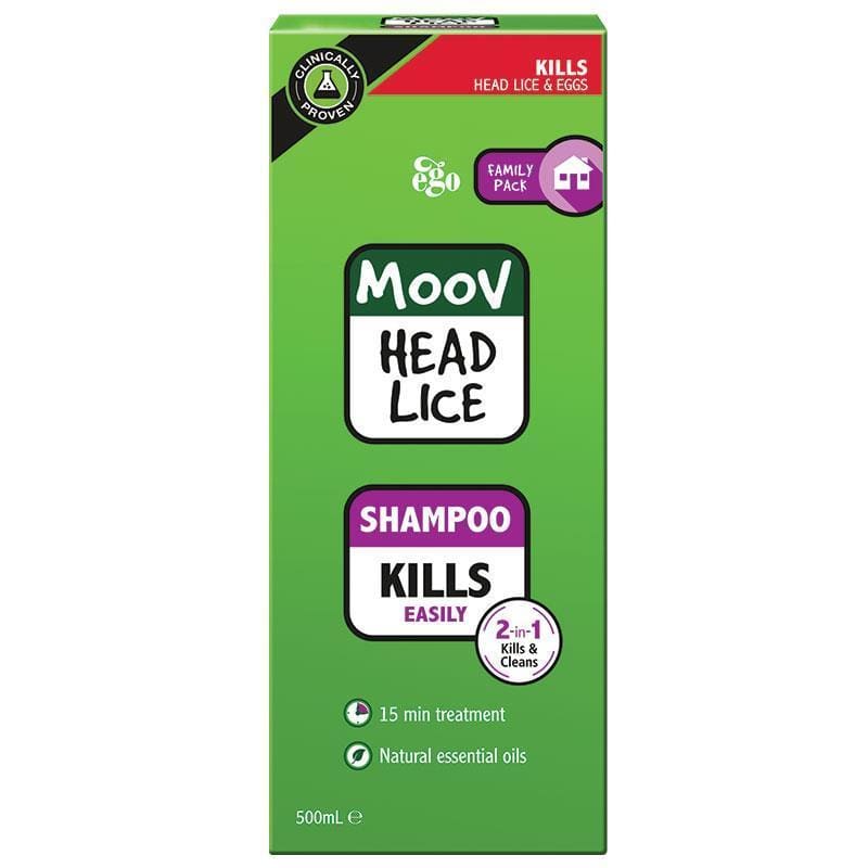Moov Head Lice Shampoo 500Ml - Lice/Nits front image on Livehealthy HK imported from Australia