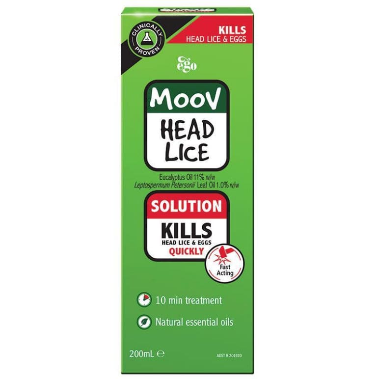 Moov Head Lice Solution 200Ml - Lice/Nits front image on Livehealthy HK imported from Australia