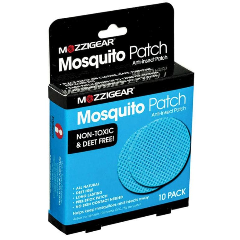 Mozzigear Mosquito Patch 10 front image on Livehealthy HK imported from Australia