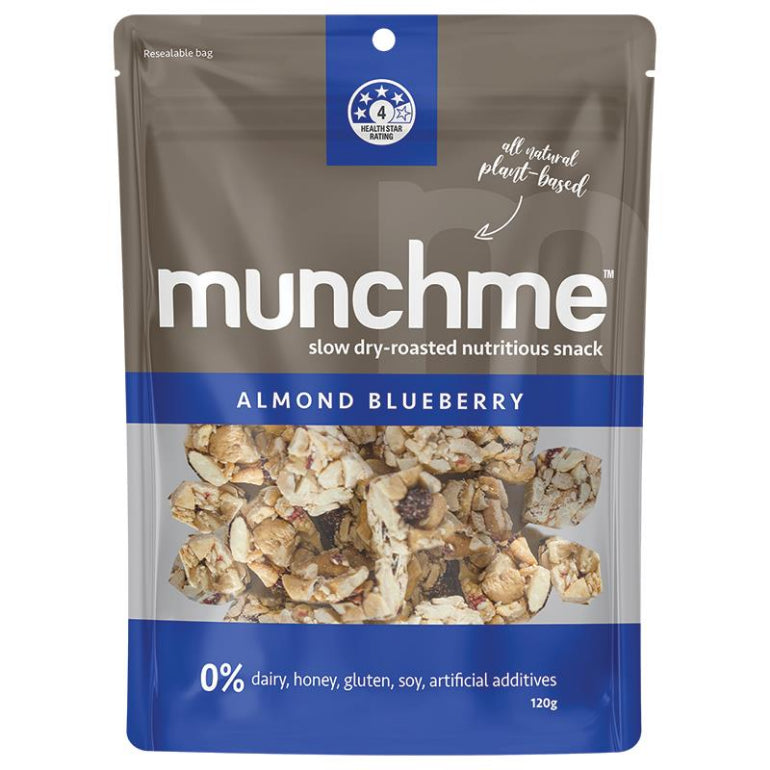 Buy Munchme Almond Blueberry 120g | Free Delivery to HK | Livehealthy ...