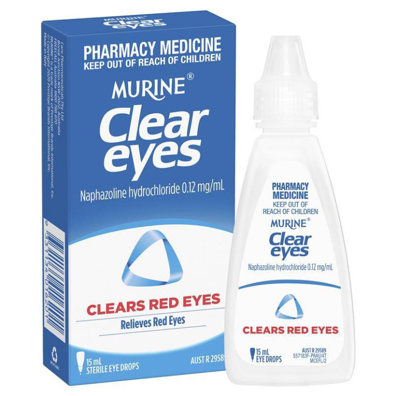Murine Eye Drops Clear Eyes 15ml front image on Livehealthy HK imported from Australia