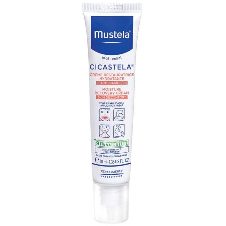 Mustela Cicastela Moisture Recovery Cream 40ml front image on Livehealthy HK imported from Australia