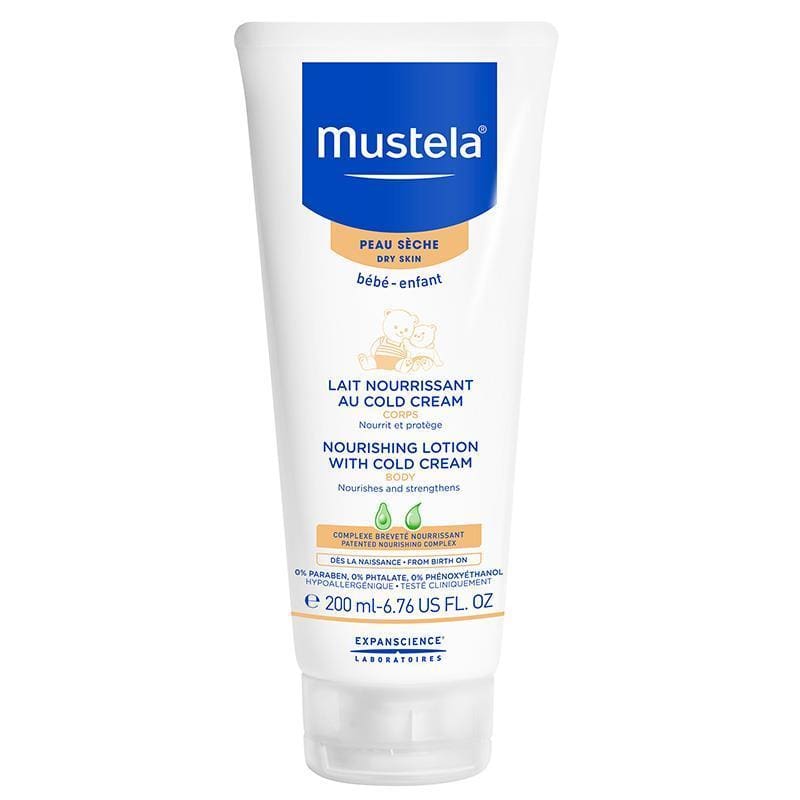 Mustela Nourishing Body Lotion for Dry Skin 200ml front image on Livehealthy HK imported from Australia
