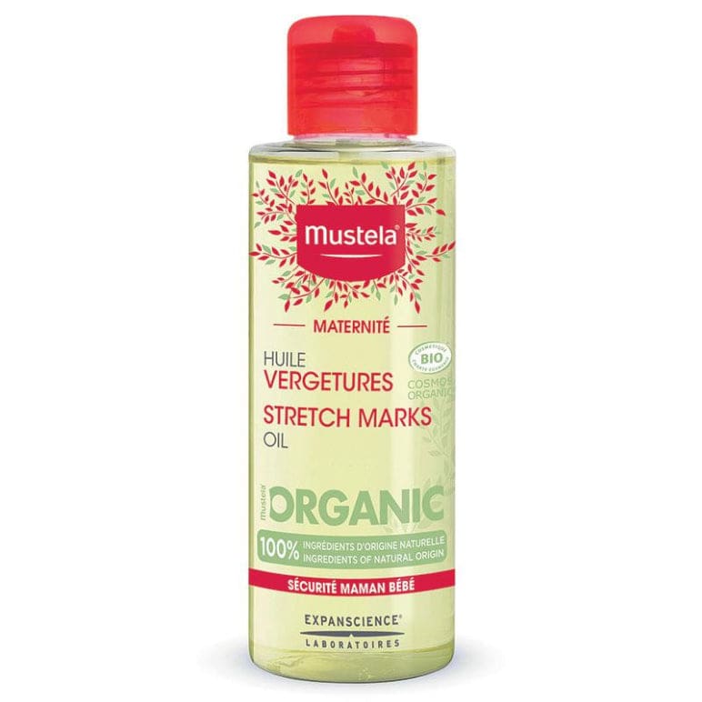Mustela Stretch Marks Oil 105ml front image on Livehealthy HK imported from Australia