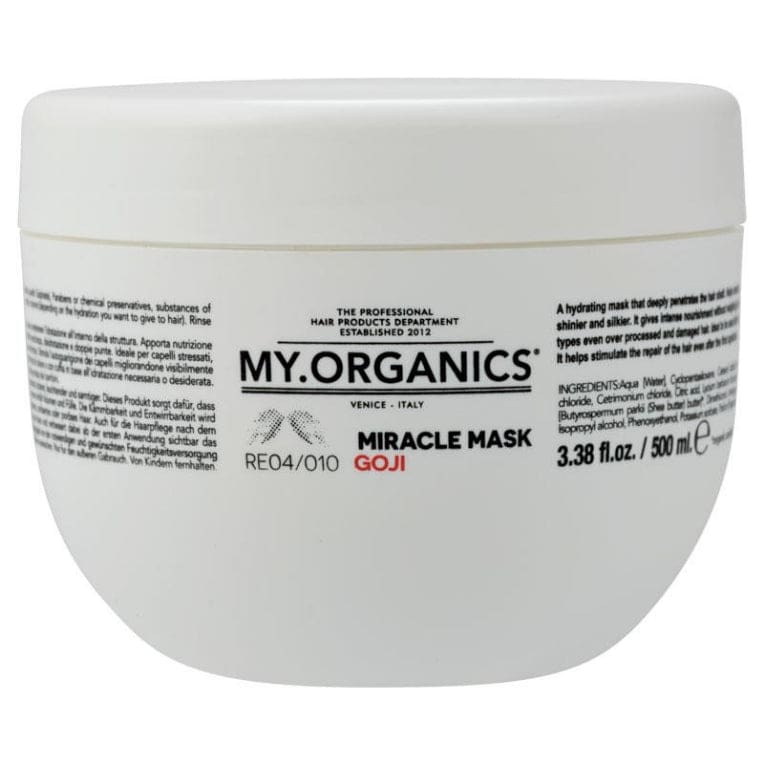 My Organics Goji Miracle Mask 500ml front image on Livehealthy HK imported from Australia