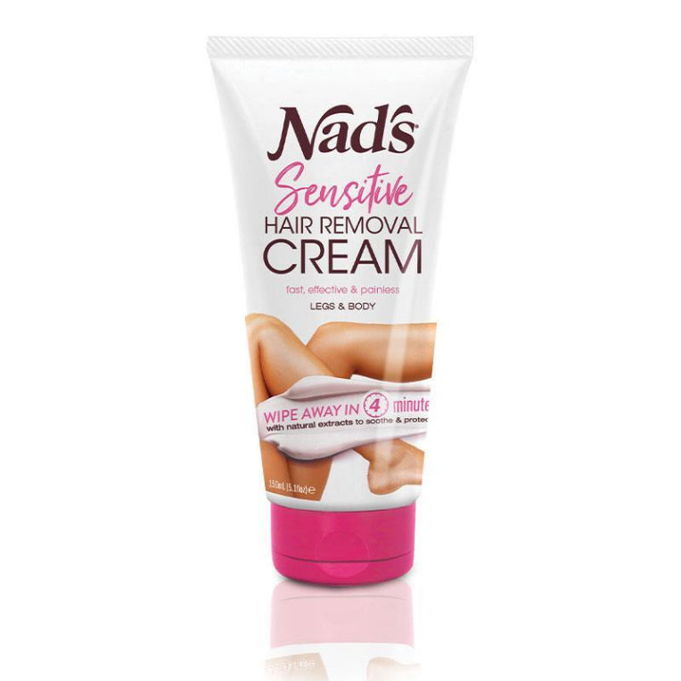 Nad's Sensitive Hair Removal Cream 150ml front image on Livehealthy HK imported from Australia