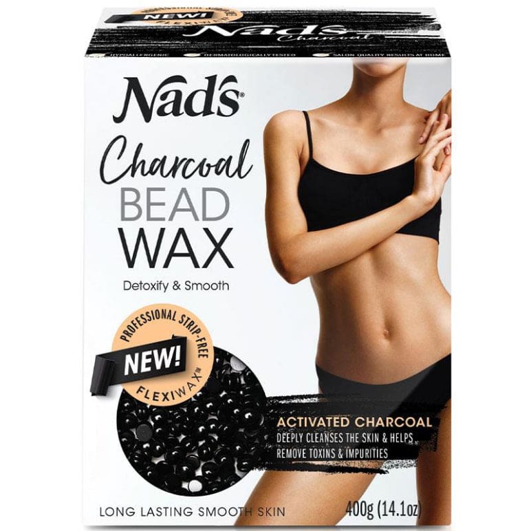 Nad's Charcoal Bead Wax 400g front image on Livehealthy HK imported from Australia