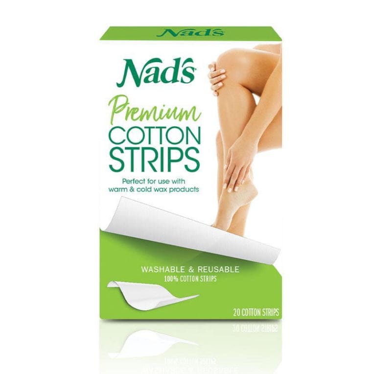 Nad's Premium Washable & Reusable Cotton Strips x 20 front image on Livehealthy HK imported from Australia