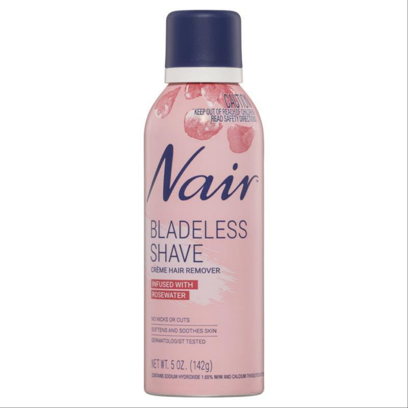 Nair Bladeless Shave Rosewater 142g front image on Livehealthy HK imported from Australia