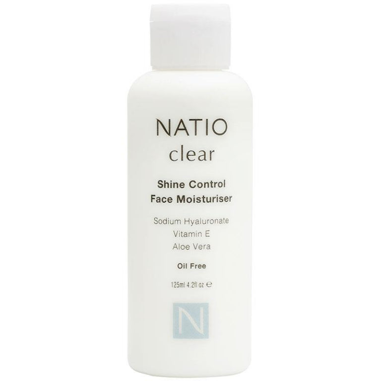 Natio Clear Shine Control Face Moisturiser 125ml front image on Livehealthy HK imported from Australia