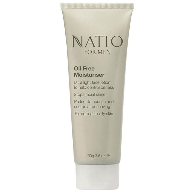 Natio for Men Oil Free Face Moisturiser 100g front image on Livehealthy HK imported from Australia