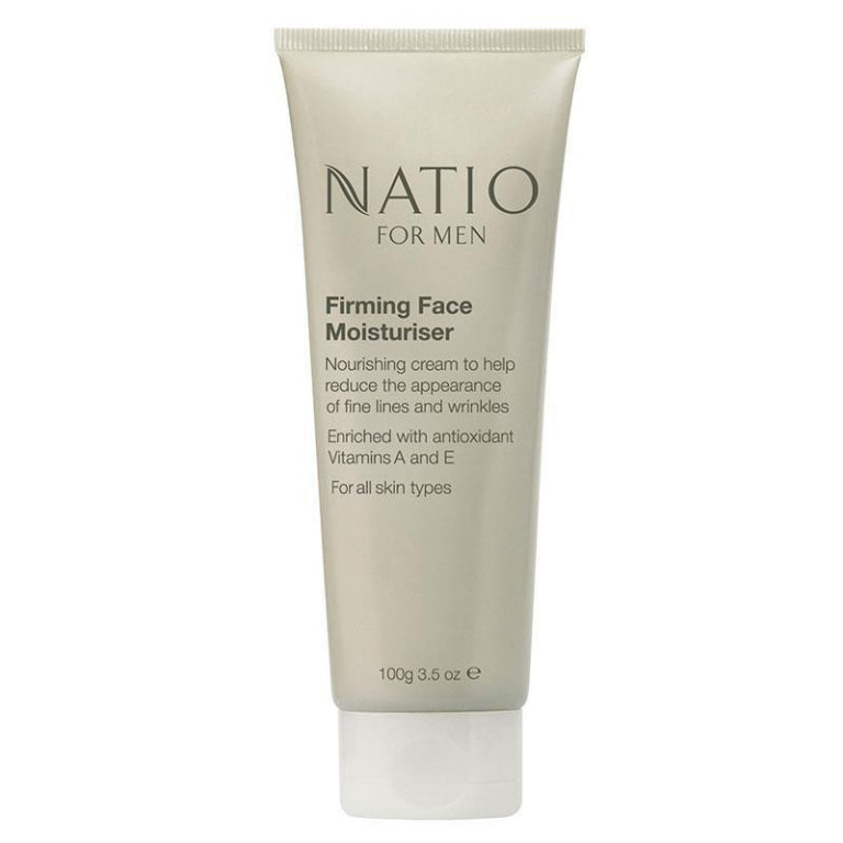 Natio Men's Firming Face Moisturiser 100g front image on Livehealthy HK imported from Australia