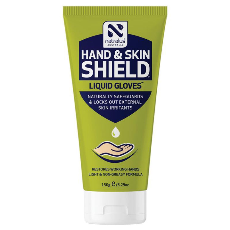 Natralus Hand & Skin Shield Liquid Gloves 150g front image on Livehealthy HK imported from Australia