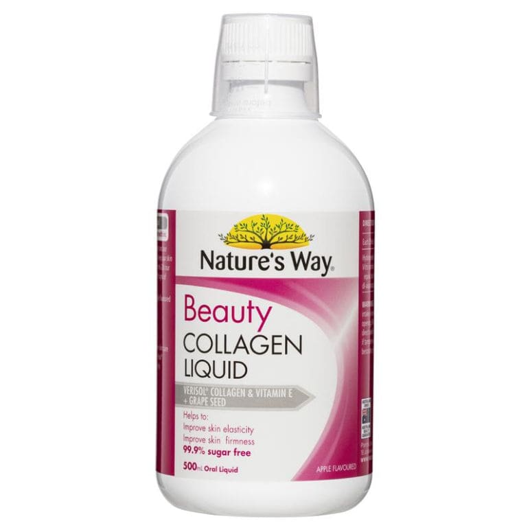 Nature's Way Beauty Collagen Liquid 500ml front image on Livehealthy HK imported from Australia