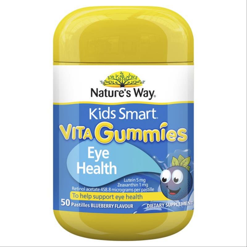 Nature's Way Kids Smart Vita Gummies Eye Health 50s For Children front image on Livehealthy HK imported from Australia