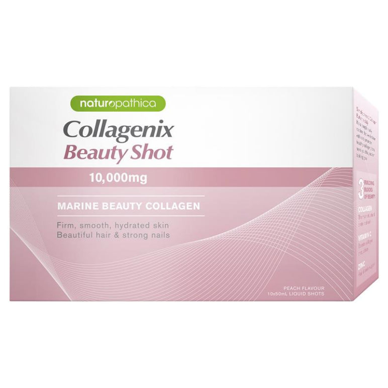 Naturopathica Collagenix Beauty Shots 10 x 50ml front image on Livehealthy HK imported from Australia
