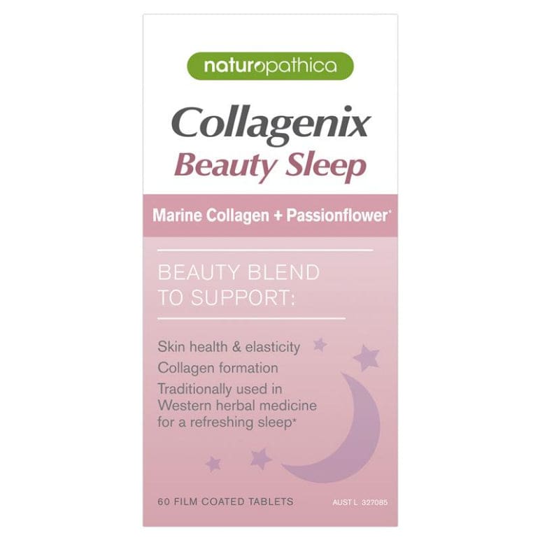 Naturopathica Collagenix Beauty Sleep 60 Tablets front image on Livehealthy HK imported from Australia