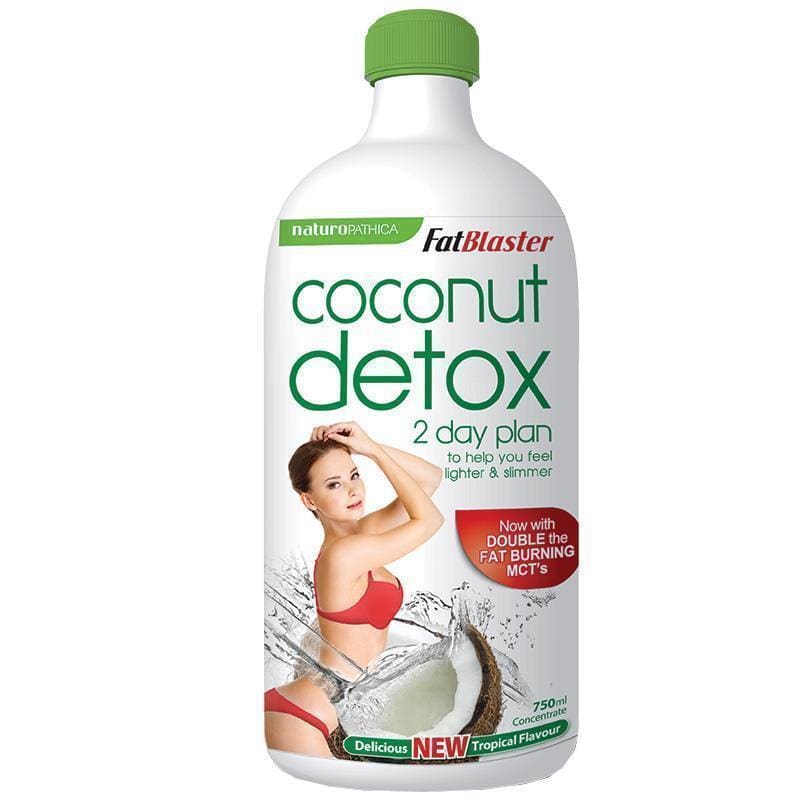 Naturopathica Fatblaster Coconut Detox 750ml front image on Livehealthy HK imported from Australia