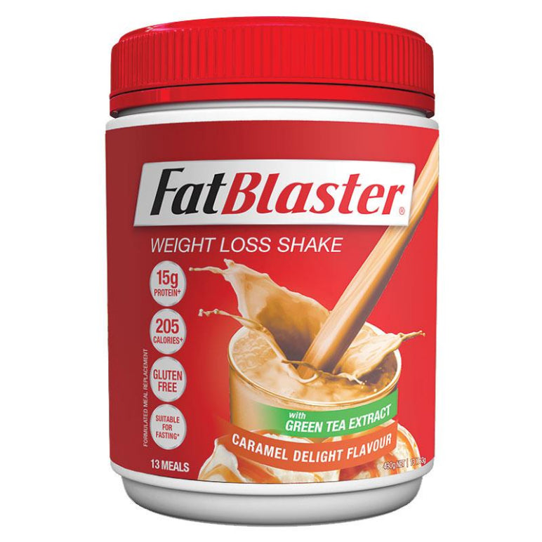 Naturopathica Fatblaster Less Sugar Caramel 430g front image on Livehealthy HK imported from Australia