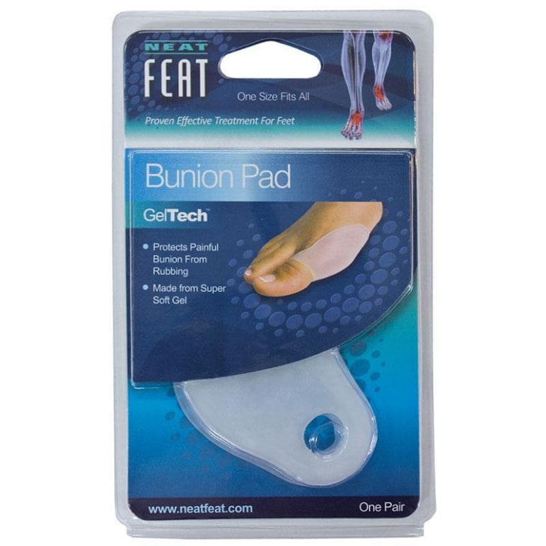 Neat Feat Gel Bunion Pads One Pair front image on Livehealthy HK imported from Australia