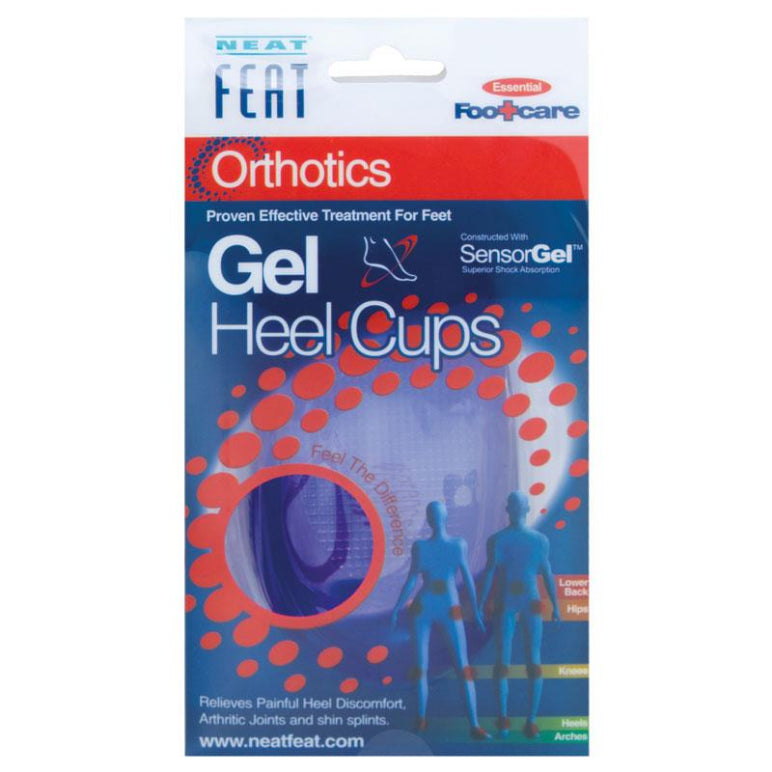 Neat Feat Gel Heel Cups Large front image on Livehealthy HK imported from Australia