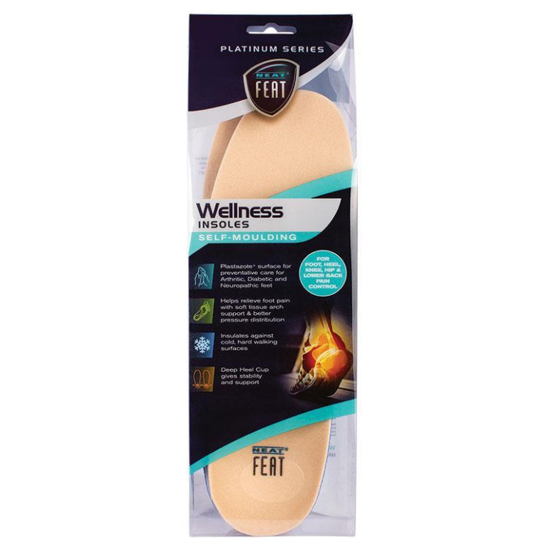 Neat Feat Orthotics Footcare Diabetic Self Moulding Insole Large front image on Livehealthy HK imported from Australia