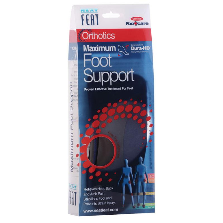 Neat Feat Orthotics Maximum Foot Support - Large front image on Livehealthy HK imported from Australia