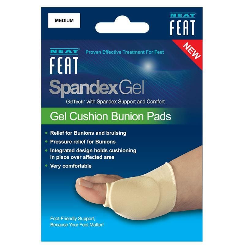 Neat Feat Spandex Bunion Pad Sleeve Medium front image on Livehealthy HK imported from Australia