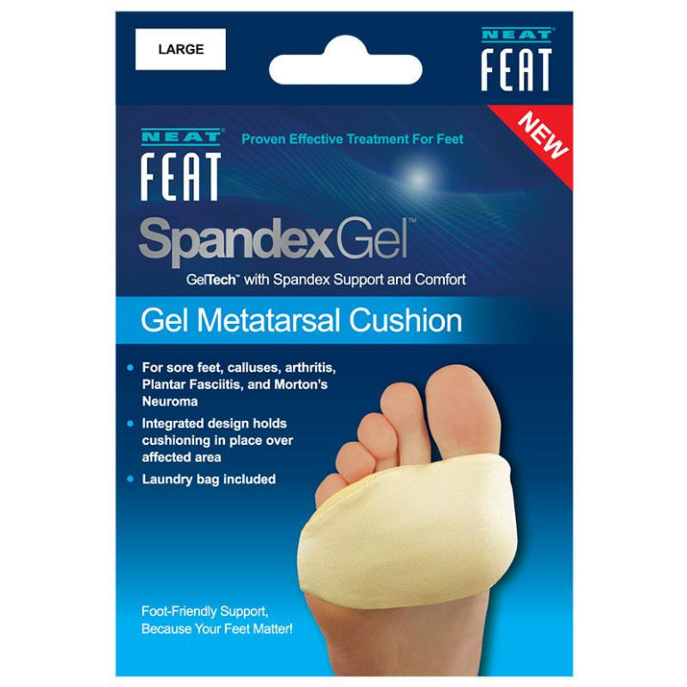 Neat Feat Spandex Metatarsal Pad Sleeve Large front image on Livehealthy HK imported from Australia