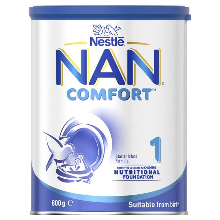 Nestlé NAN COMFORT 1 Starter Baby Infant Formula Powder, From Birth – 800g front image on Livehealthy HK imported from Australia