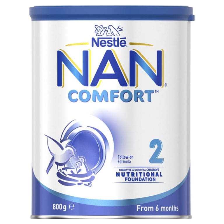 Nestlé NAN COMFORT 2 Baby Follow-on Formula Powder, From 6 to 12 Months – 800g front image on Livehealthy HK imported from Australia
