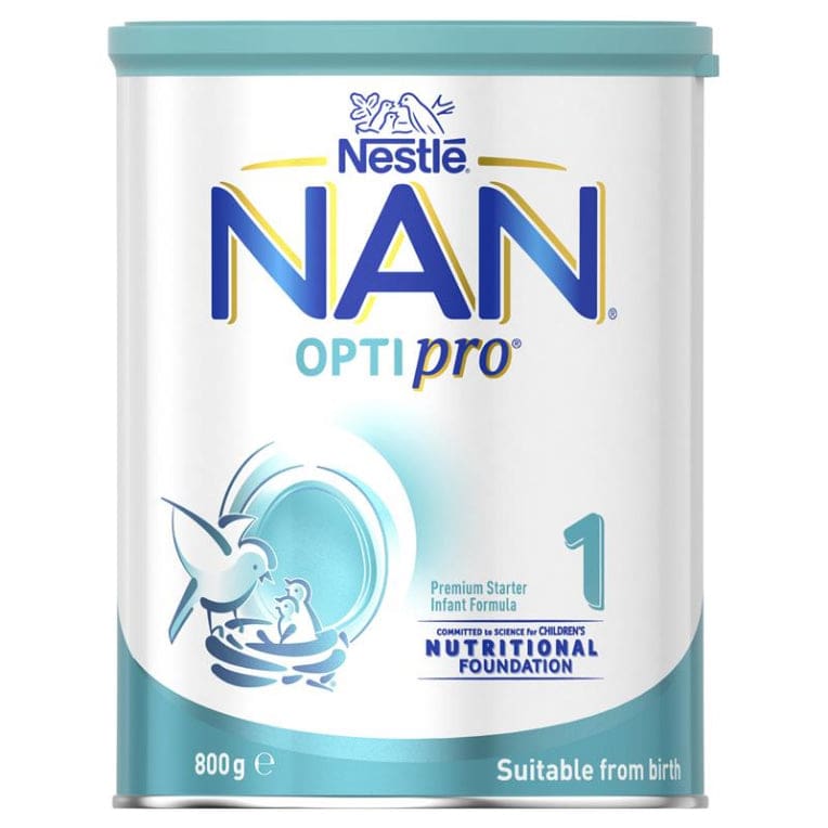 Nestlé NAN OPTIPRO 1 Premium Starter Baby Infant Formula Powder, From Birth – 800g front image on Livehealthy HK imported from Australia