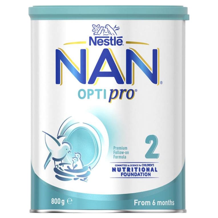 Nestlé NAN OPTIPRO 2 Premium Baby Follow-on Formula Powder, From 6 to 12 Months – 800g front image on Livehealthy HK imported from Australia