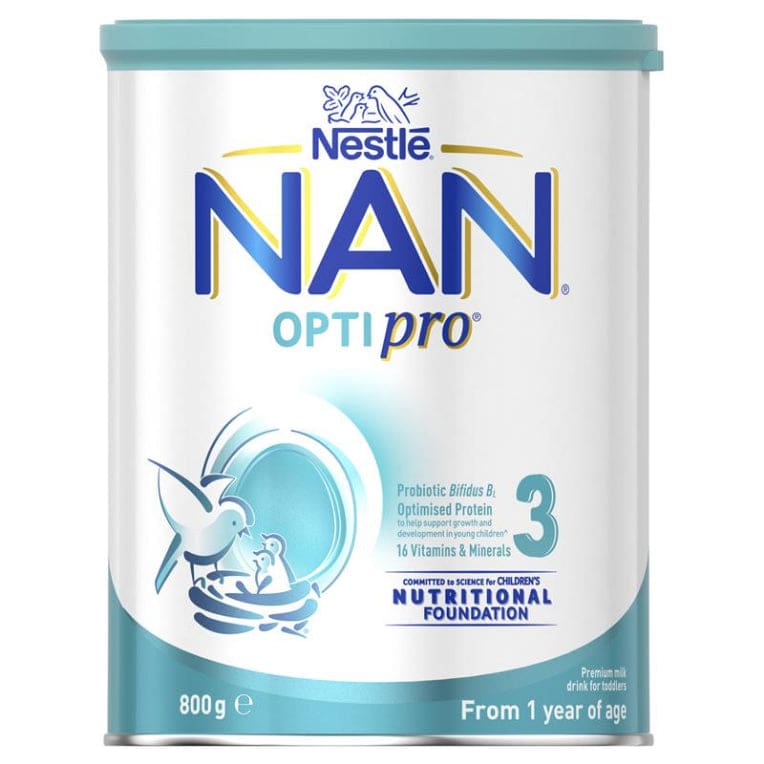 Nestlé NAN OPTIPRO 3 Premium Toddler Milk Drink Powder, From 1 year – 800g front image on Livehealthy HK imported from Australia