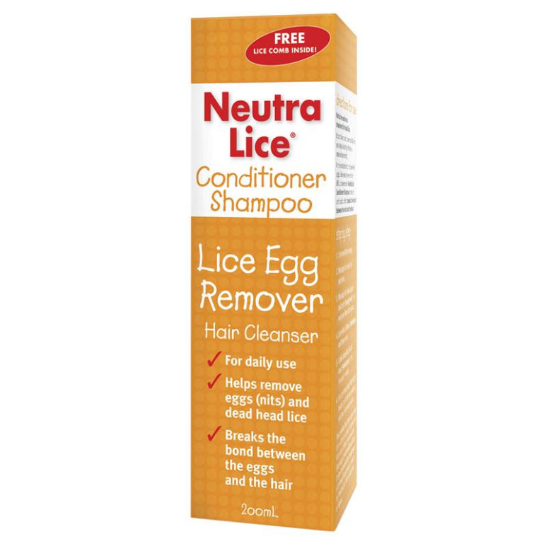 Neutralice Conditioner Shampoo 200ml front image on Livehealthy HK imported from Australia