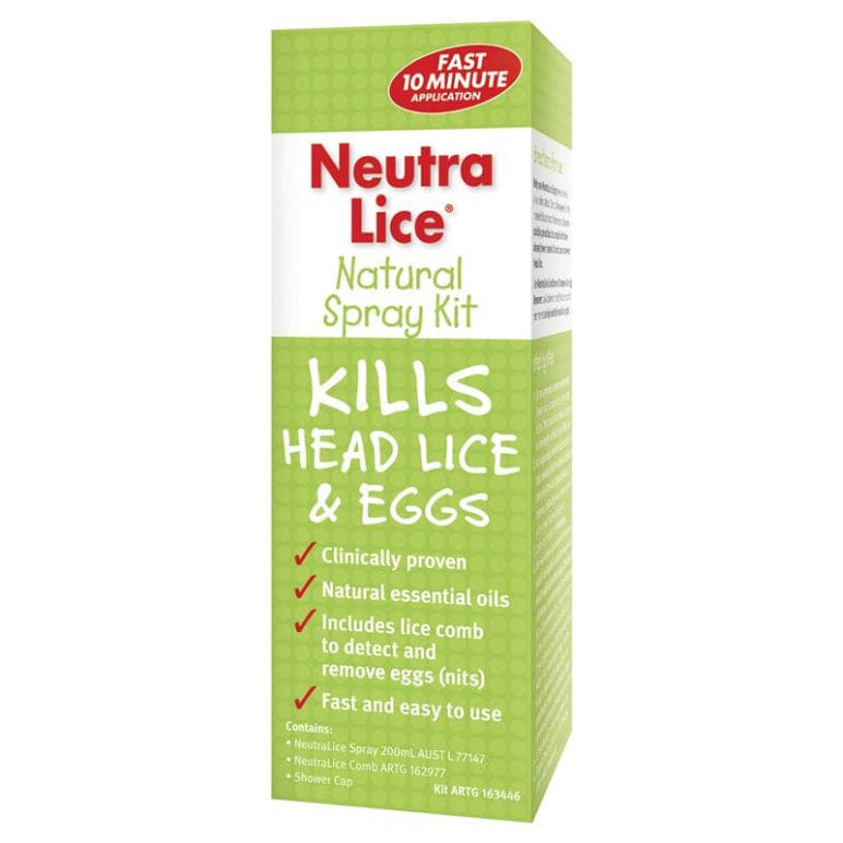 NeutraLice Spray 200ml front image on Livehealthy HK imported from Australia