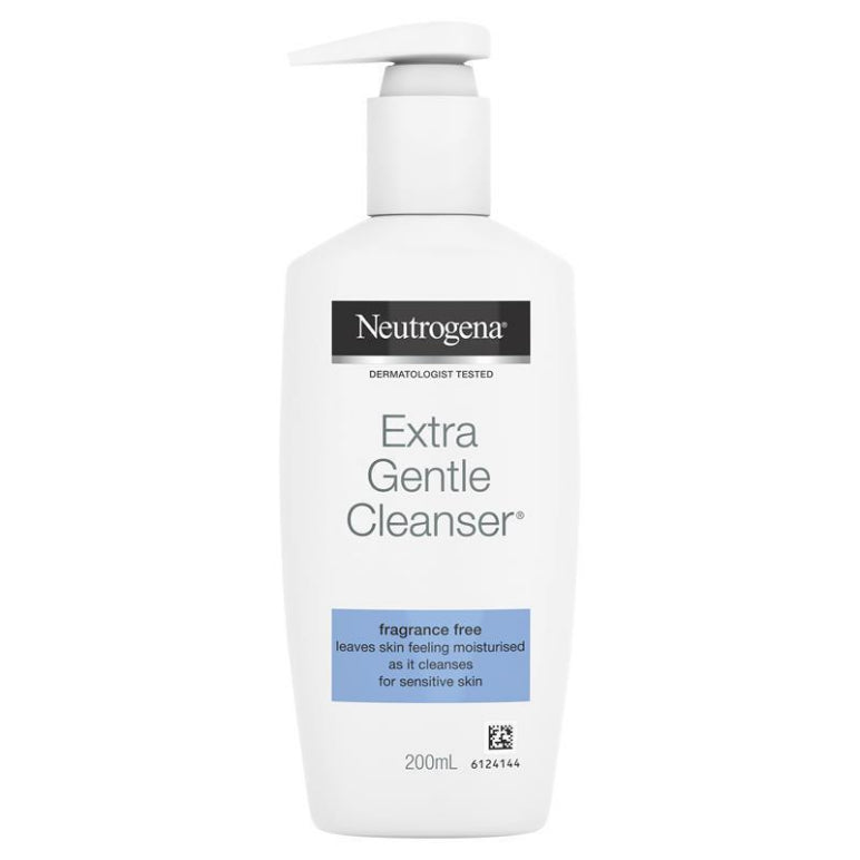 Neutrogena Fragrance Free Extra Gentle Cleanser 200mL front image on Livehealthy HK imported from Australia