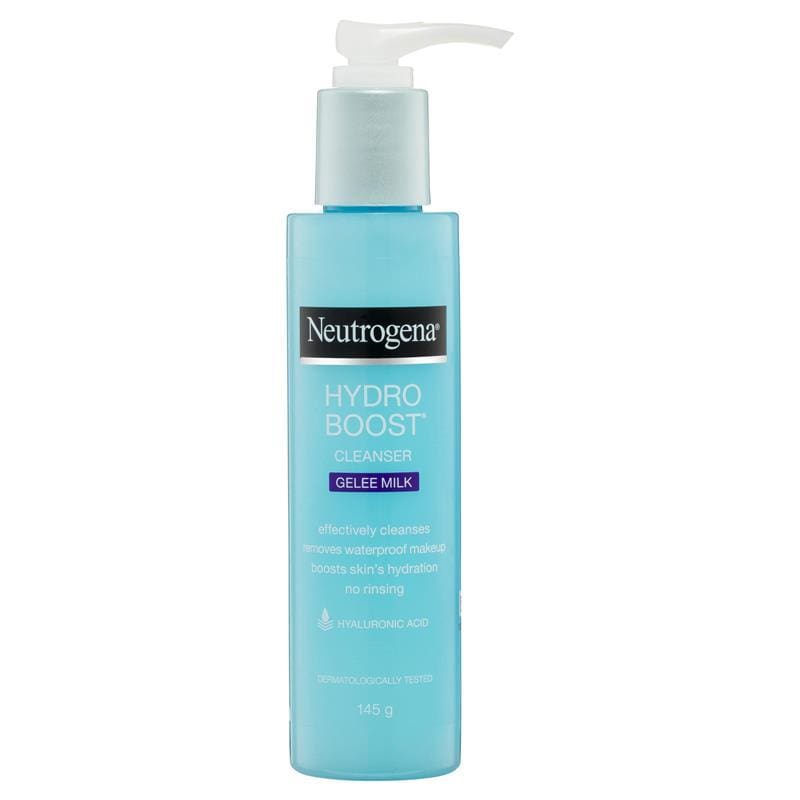 Neutrogena Hydro Boost Cleanser Gelee Milk 145ml front image on Livehealthy HK imported from Australia