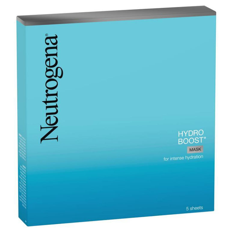 Neutrogena Hydro Boost Hyaluronic Acid Mask 5 Pack front image on Livehealthy HK imported from Australia