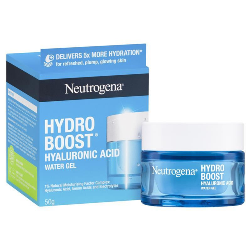 Neutrogena Hydro Boost Hyaluronic Acid Water Gel 50g front image on Livehealthy HK imported from Australia